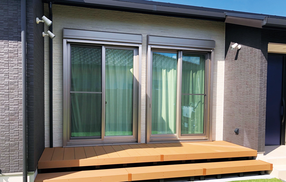 施工事例テラス画像