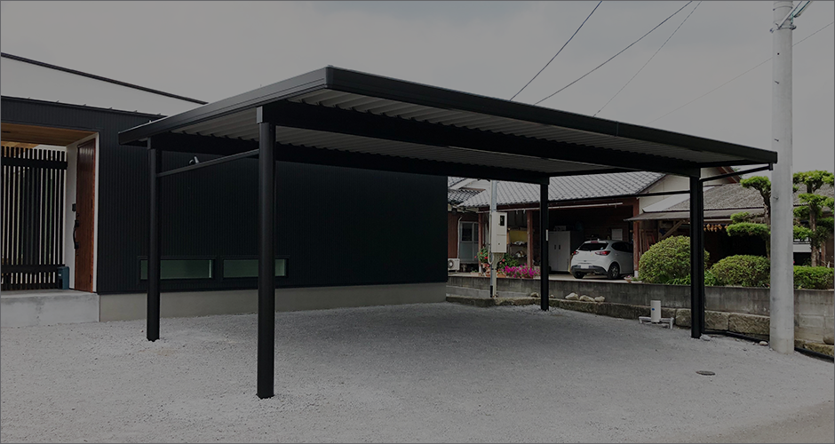 施工事例カーポート画像